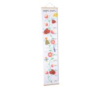VICASKY Medidor De Crecimiento Infantil Oil Canvas Diseño Floral Para Decoración De Pared Rango De Altura Nacimiento Adolescencia