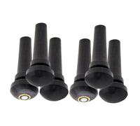 VICASKY Mejora tu violín Solid Ebony Tail Endpins Nonfisheye 6pcs kit de accesorios