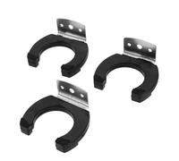 VICASKY Micrófono con 3 soportes para micrófono, cable de horca, micrófono de ordenador, micrófono lavalier y almacenamiento de micrófono, soporte para micrófono de pared, micrófono con clip de barra