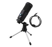 VICASKY Micrófono de Condensador USB 192khz/24bit Negro Cardioide 1 Set