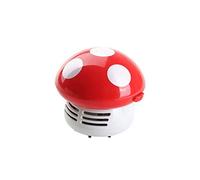VICASKY Mini Aspiradora De Mesa Portátil para Limpiar Migas y Polvo Aspirador De Escritorio Rojo para Oficina y Hogar