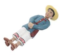 VICASKY Modelo de personaje de simulación, miniatura, miniatura, decoración en miniatura, pequeña casa de juguetes Lil Woodzeez Tonie, personajes de dinosaurio, tallo de PVC