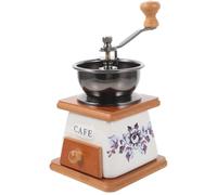 VICASKY Molinillo Manual de Café Cerámico Compacto Manivela, Adecuado para Amantes del Café en Casa o Actividades al Aire Libre