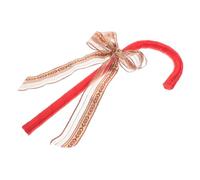 VICASKY Muletas de Arco para Cosplay, bastón de bastón, Accesorio para Disfraz de Varilla, Disfraz de Navidad, de actuación de Danza, Bastones de Teatro para Caminar, Color Rojo, poliéster y