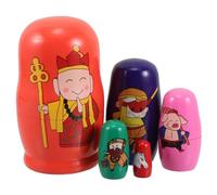 VICASKY Muñecas Para Niños De 5 Capas Ruso Matryoshkas Tangseng Wukong