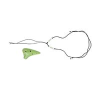 VICASKY Ocarina Mini De 6 Agujeros Verde, Instrumento Introducción Para Principiantes y Niños, Portátil Ligera Para Práctica y Aprendizaje Al Aire Libre