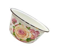 VICASKY Olla de Cocina Esmaltada de Acero Capacidad Mediana Resistente a Temperaturas Moderadas Multiuso para Sopa y Estofado Compatible Cocinas de Inducción y Gas Esenciales