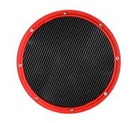 VICASKY Pad de Práctica de Batería de Fibra de Carbono Rojo Metrónomo para Practicar Habilidades Básicas de Baterista Casa o Estudio