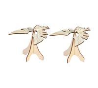 VICASKY Pájaro Puzzle Juguetes 2 Juegos de Física Juguetes de Aprendizaje de Madera Rompecabezas 3D Portátil Trae Principios de Niños y Niñas