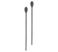 VICASKY Palillos Multifuncionales y Cucharas Mezcladoras Multiusos, 1 Par de Silicona con Moldeo de Una Pieza para Uso en Cocina y Bebidas Reutilizable