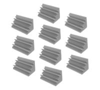 VICASKY Paneles Absorbentes de Sonido Gris de Baja Frecuencia 12x12x24 Cm, 10 Piezas, Esponja Insonorizante para Acústico en Estudio, Sala de Grabación y Karaoke