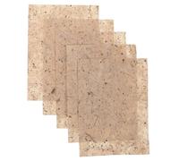 VICASKY Papel de Arroz Washi Beige Textura Vintage Adecuado para Pintura y Caligrafía 20 Piezas y Calidad Artesanal para Manualidades para Dibujo y Escritura