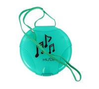 VICASKY Paquete de discos, paquete de discos Dvd, caja de almacenamiento portátil, bolsa de almacenamiento para discos de vinilo, funda portátil, recipiente redondo para almacenamiento de plástico