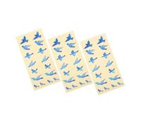 VICASKY Pegatinas de Guitarra Eléctrica y Acústica en PVC Pack de 3 Piezas Diseño de Pájaro, Adhesivo Fuerte y Fácil de Usar para Decoración del Diapasón