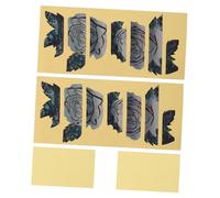 VICASKY Pegatinas de puntas de guitarra acústicas accesorios para bajos guitarras set de mantenimiento de guitarra inlay-adhesivo afinador adhesivo para guitarra bandas de guitarra herramientas vinilo