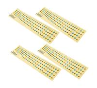 VICASKY Pegatinas para Diapasón Guitarra 4 Piezas de Papel y Pvc para Principiantes Removibles sin Dejar Manchas Accesorio Adecuado para Práctica y Aprendizaje
