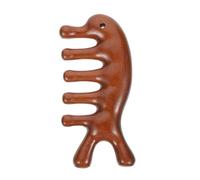 VICASKY Peine de Masaje de Sándalo Dientes Anchos Herramienta de Masaje Cabelludo Peine de Sándalo Natural Cabello de Mujer para Peinar el Cabello Rizado