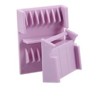 VICASKY Peine Limitador de Corte de Pelo Repuesto de Peine Limitador Accesorio Protector para Cortadora de Cabello Guías de Corte Moradas Dientes Redondeados para Barbería para Recortadora