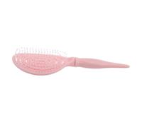 VICASKY Peine para Cardar el Cabello Ovalado Grande de Plástico Rosa para Peinados Voluminosos sin Dañar el Cabello Adecuado para Estilismo Profesional
