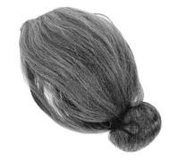 VICASKY Peluca de Abuelita Gris para Cosplay Disfraz de Anciana Escenario de Actuación Accesorio de Fotografía para Mujer