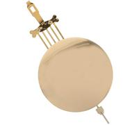 VICASKY Péndulo de Reloj de Pared, péndulo de Metal de Hierro Dorado, Pieza de reemplazo para Reloj de Pared, para Regalo de Boda, Seguro y Conveniente de Usar