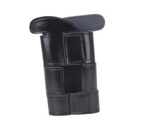 VICASKY Pequeña Caja Válvula De Trompeta Cubierta Del Pistón Del Instrumento Tapa De Pistón De Trompeta Cubierta Protectora Del Pistón De Trompeta Black Cuero