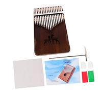 VICASKY Piano De Dedo De Teclas Instrumento Musical Portátil Kalimba Martillo De Afinación Libro De Autoaprendizaje Para Musicos