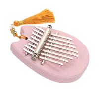 VICASKY Piano De Pulgar De 8 Tonos Medios Piano De Pulgar Mini Kalimba Pequeños Instrumentos o De Kalimba Decorativo Instrumento De Portátil Mini o Rosa Acero