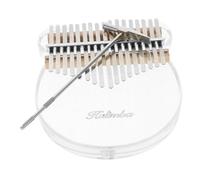 VICASKY Piano De Pulgar Pintado Cristal Kalimba De Teclas Transparente Instrumento Musical Para Principiantes Adecuado Para Tocar Interiores