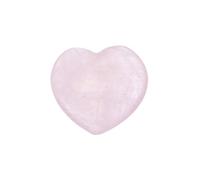 VICASKY Piedra De Cuarzo Rosa Forma De Corazón Para Decoración Del Hogar y Joyería Artesanal Cristal Sanador Textura