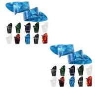 VICASKY Piezas Púas de guitarra de colores púas de bajo selección de ukelele Púas para dedo de guitarra para dedo de plumillas de selecciones de bajo