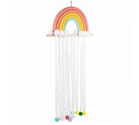 VICASKY Pinza Pelo Arcoíris Organizador De Pinzas Cabello Soporte Para Moños Colgantes Decoración Para Colgar La Pared Para Niñas