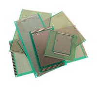 VICASKY Placa de Pruebas de PC soldable de Fibra de Vidrio con diseño Perforado, 8 Piezas para prototipado y práctica de Soldadura, Ideal para entusiastas DIY