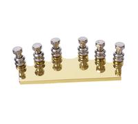 VICASKY Placa De Puente Para Guitarra Eléctrica y Guitarra Folk Sistema Cuerdas Mejora El Tono Durabilidad Accesorio Práctico Para Músicos
