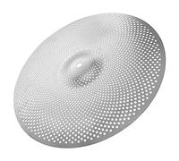 VICASKY Platillo de Batería de 14 Pulgadas Gris, Silenciador de Platillos de Aleación Gruesa para Práctica, Accesorio Mudo para Batería y Kit de Percusión