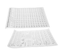 VICASKY Póster De Acordes De Arpa Para Practicar, Tabla De Acordes De Arpa Para Principiantes, Póster De es De De Papel Para Teoría Musical