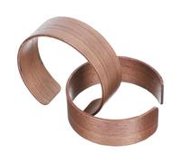 VICASKY Protector de Taza de Café Aislamiento Térmico de Madera, Ligero y Práctico, Funda Aislante para Botellas, Diseño Simple, Pack de 2 Piezas para Uso Exterior