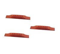 VICASKY Puente de guitarra de palo de rosa con cuerda para bajos acústicos piezas de repuesto largas fáciles de montar duraderas y resistentes para proyectos y aspecto vintage