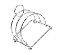 VICASKY Rejilla para Tostadas de Acero Inoxidable Soporte para Pan, Estante Multiusos para Cocina, Restaurante y Hogar, Exhibidor de Rebanadas Diseño Funcional, 4 X 3,19 X 3,19 Pulgadas