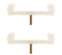 VICASKY Reposapiés Antideslizante para Violín, 2 Piezas Acolchadas Cómodas para Soporte de Hombro, Accesorio Ajustable para Partes de Violín y Uso en Interpretación Musical