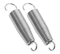 VICASKY Resorte Tensor De Pedal De Bombo De Acero Inoxidable, Juego De 2 Muelles De Repuesto Metálicos Anillos, Alta Tensión Para Batería, Piezas Duraderas Para Pedales De Percusión