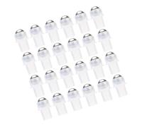 VICASKY Rollo de 30 piezas, accesorios para botellas de rollerball recargables, mini botella de perfume con introducción de balas, botella de metal para aceites esenciales, botellas de perfume