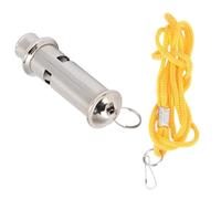 VICASKY Silbato Paquete de 3 Unidades de Acero Inoxidable Amarillo Alta Frecuencia y Portátil para Entrenamiento de Pájaros para Adiestramiento al Aire Libre