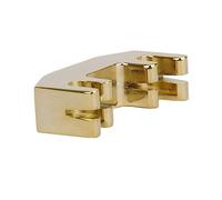 VICASKY Silenciador De Violín Metálico Dorado Sordina De Práctica Profesional Forma De Garra Accesorio Para Violín Silencioso Para Uso Interiores