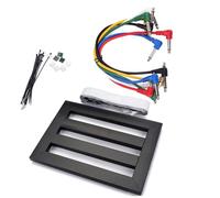 VICASKY Soporte De De Guitarra Color Negro Tablero De Montaje Para De Efecto y Suministro De Energía Compatible Varios De