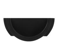 VICASKY Soporte de Pared para Portafiltro de Espresso 51mm 58 MM | Silicona Negra, Montaje sin Perforar, Gran Capacidad, Resistente al Desgaste, Ahorro de Espacio