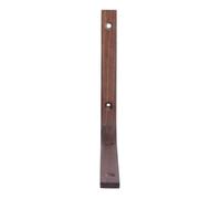 VICASKY Soporte para Estantes de Madera Maciza Color Café Superficie Lisa y Montaje en Pared, Escuadra Triangular para Baldas y Decoración del Hogar