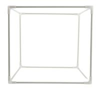 VICASKY Soporte que Optimiza el Proceso de Fermentación de Plástico Blanco Estructura en Forma de Cubo Hueco y Es Fácil de Limpiar para Caja de Fermentación de Pan para Setups de Horneado