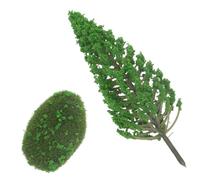 VICASKY Su jardín en miniatura Mini maqueta Árboles Artificiales Paisajismo Para Juegos de Ferrocarril