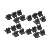 VICASKY Tapas de Fader de Plástico Negro y Blanco para Mezclador, 30 Piezas, para Control Deslizante de Consola de Sonido, Repuestos para Potenciómetro y Panel de Audio, Accesorios